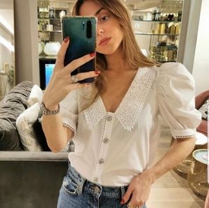 River Island puff sleeve blouse
